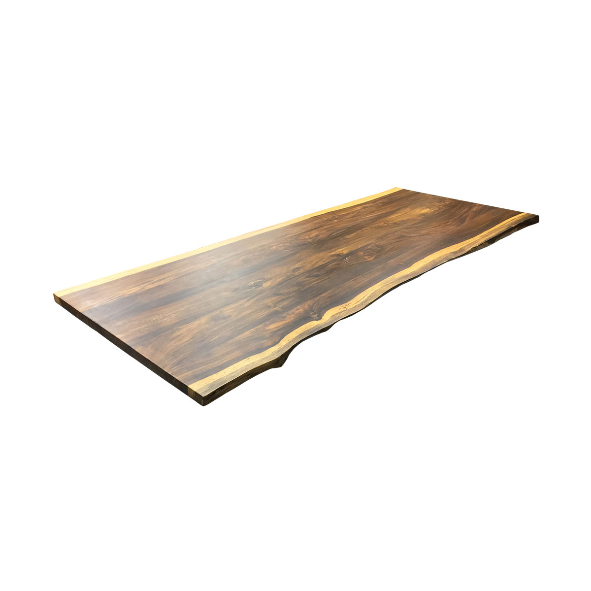 Senna Siamea Edge Glued Countertop With Live Edge International Wood