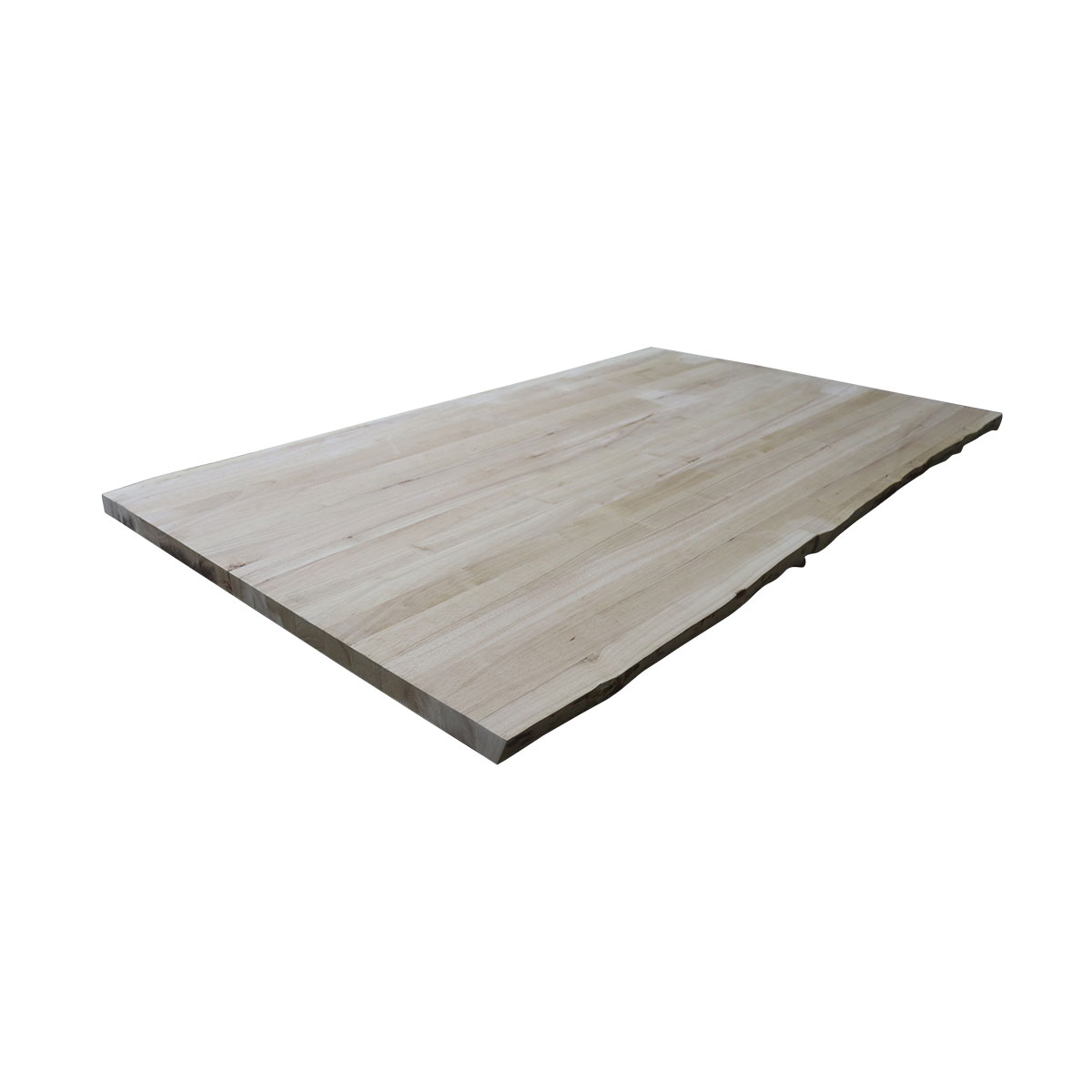 Rubberwood Edge Glued Countertop With Live Edge International Wood