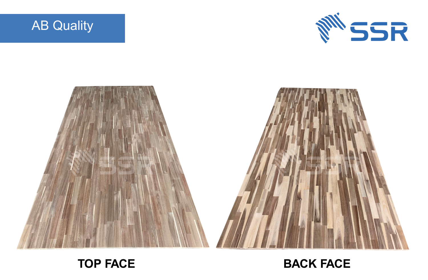 AB quality acacia finger joint wood board