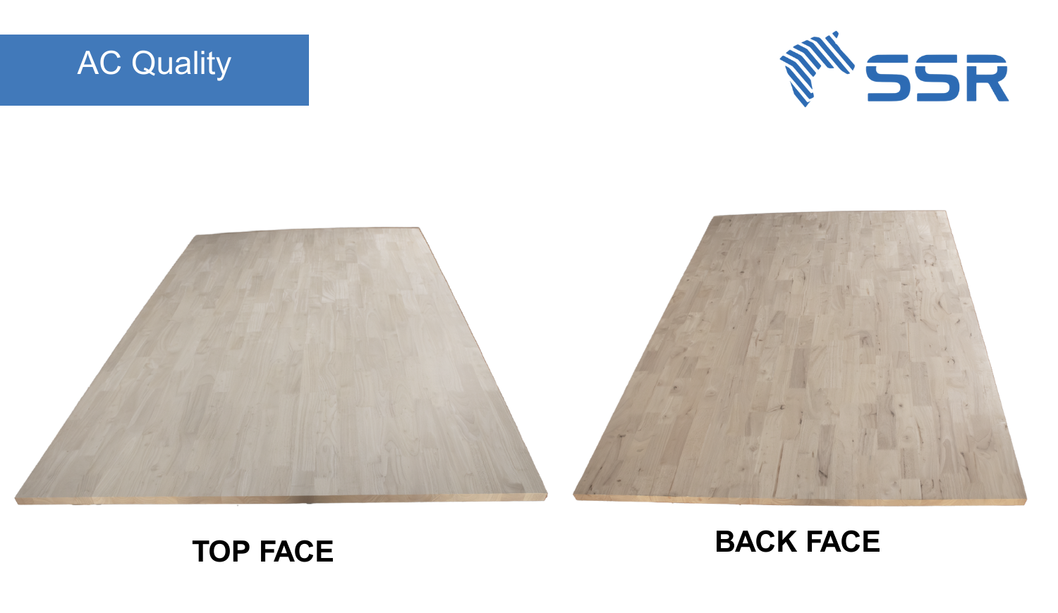 AC quality rubber finger joint wood board