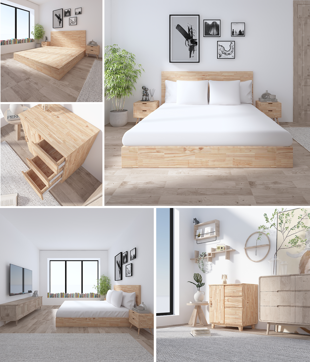 Melia Wood Finger Joint Board