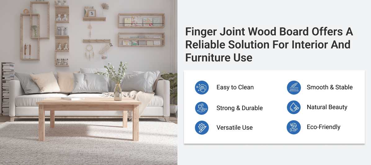 Melia Wood Finger Joint Board