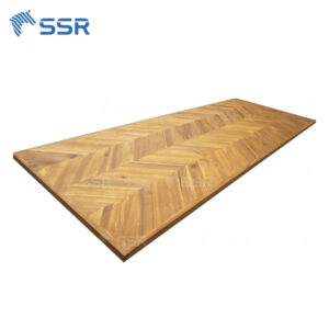 Acacia Chevron Countertop