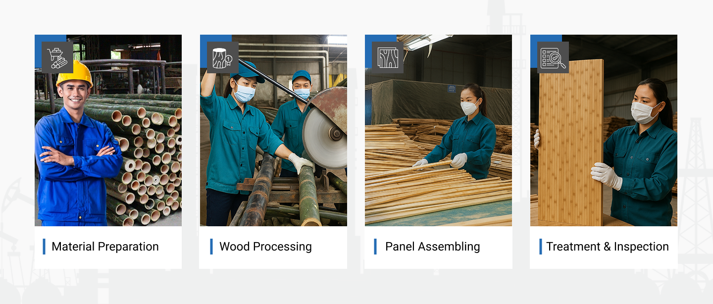 Bamboo Wood Butcher Block Countertop for Tabletop