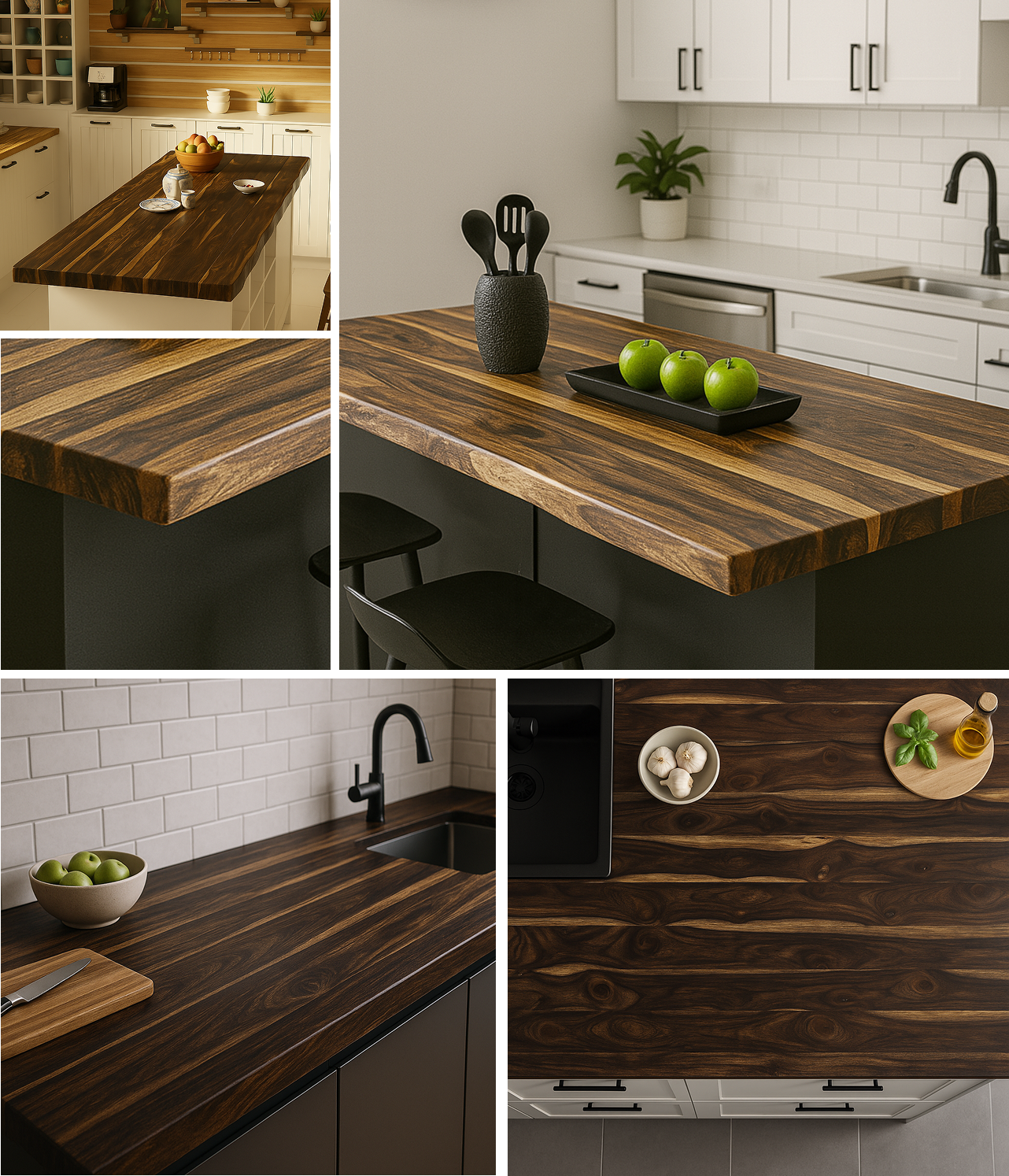 Senna Siamea Edge Glued Countertop With Live Edge​ Producer
