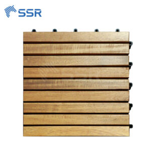 9 slat acacia decking tile