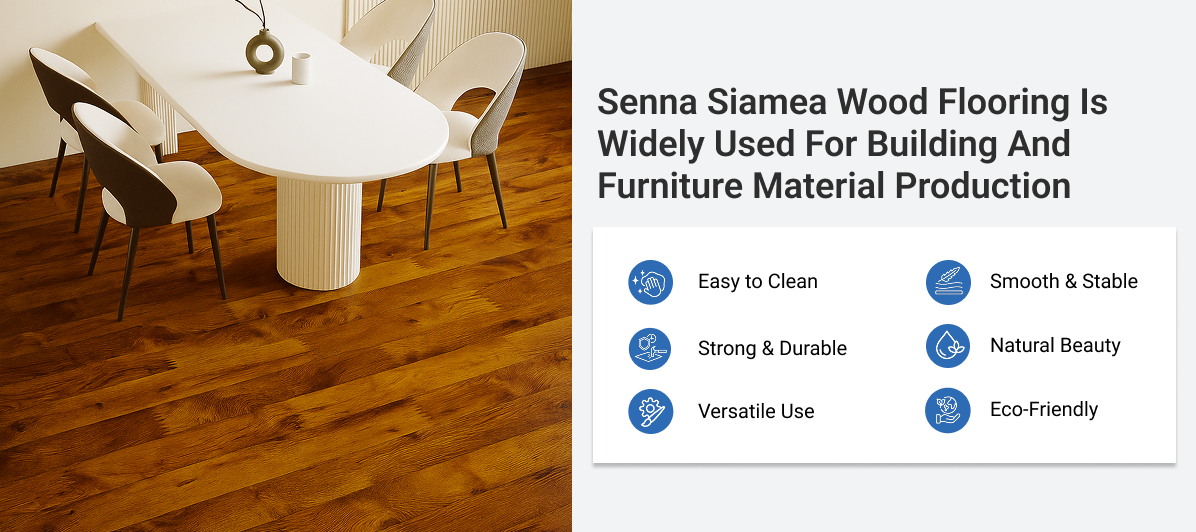 Durable Senna Siamea Wood Flooring From SSR VINA