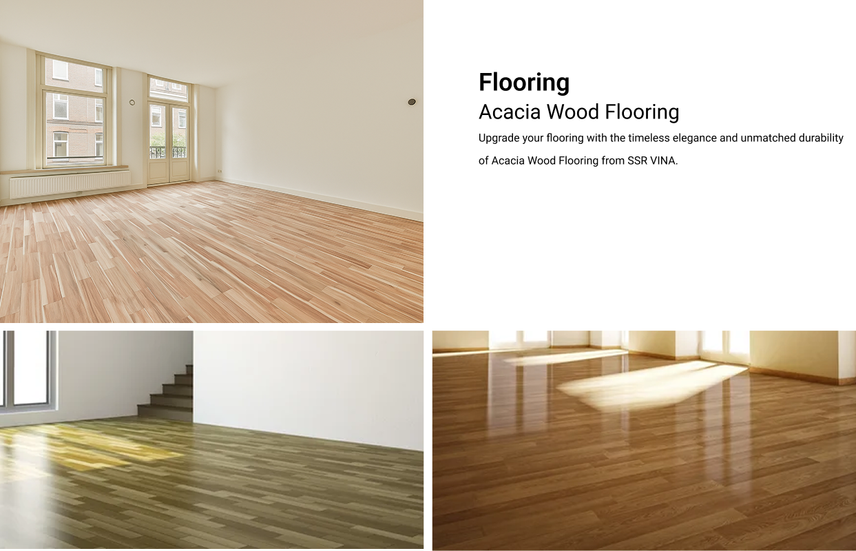 (100% Natural) Acacia Wood Flooring Made In Vietnam