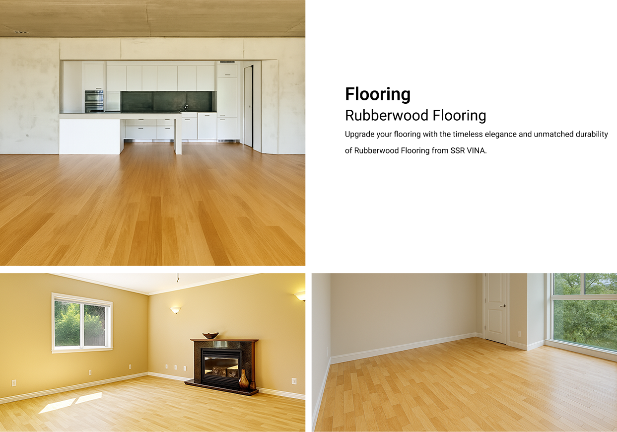 Eco - Friendly Rubberwood Flooring For Your Space