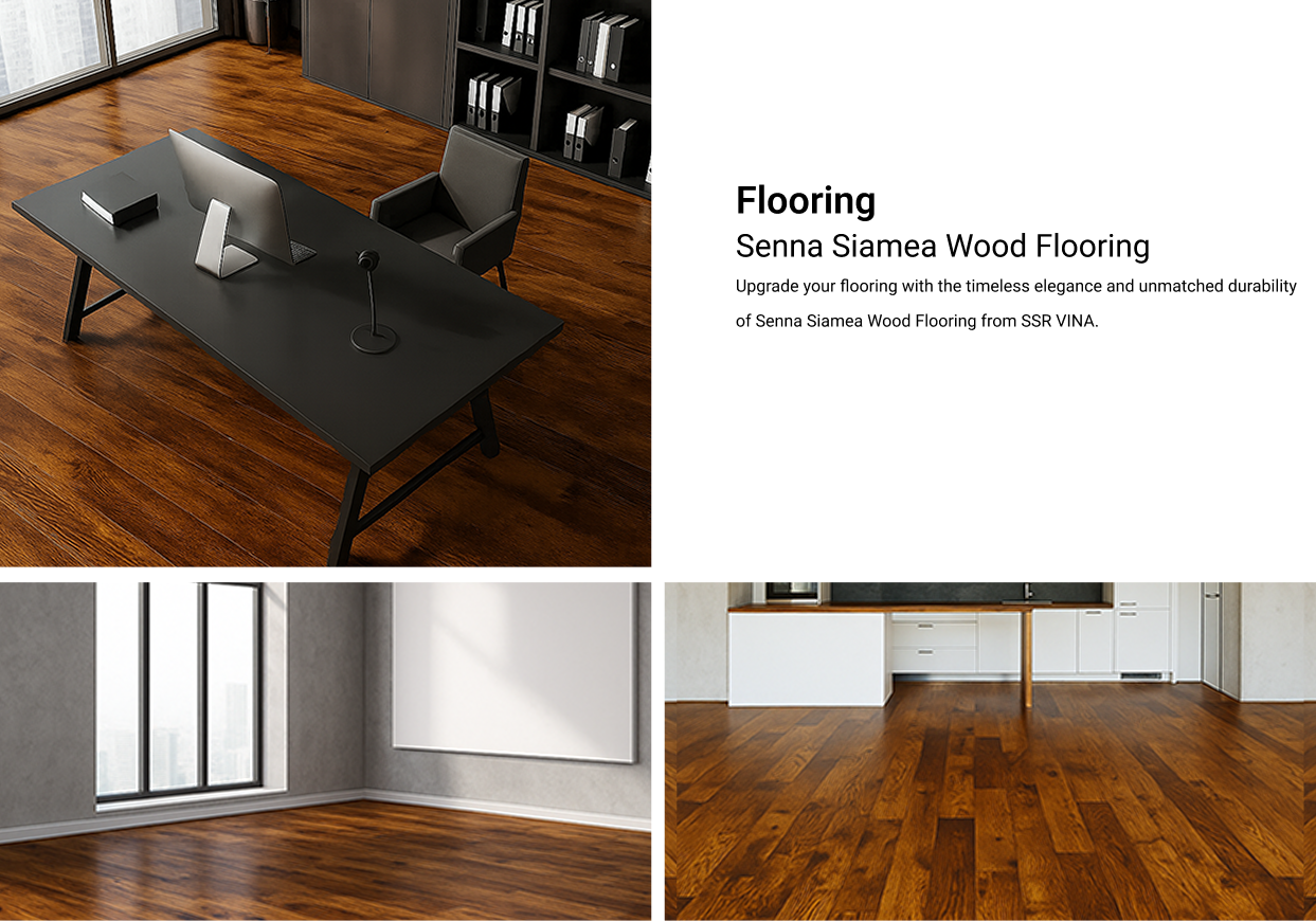 Durable Senna Siamea Wood Flooring From SSR VINA