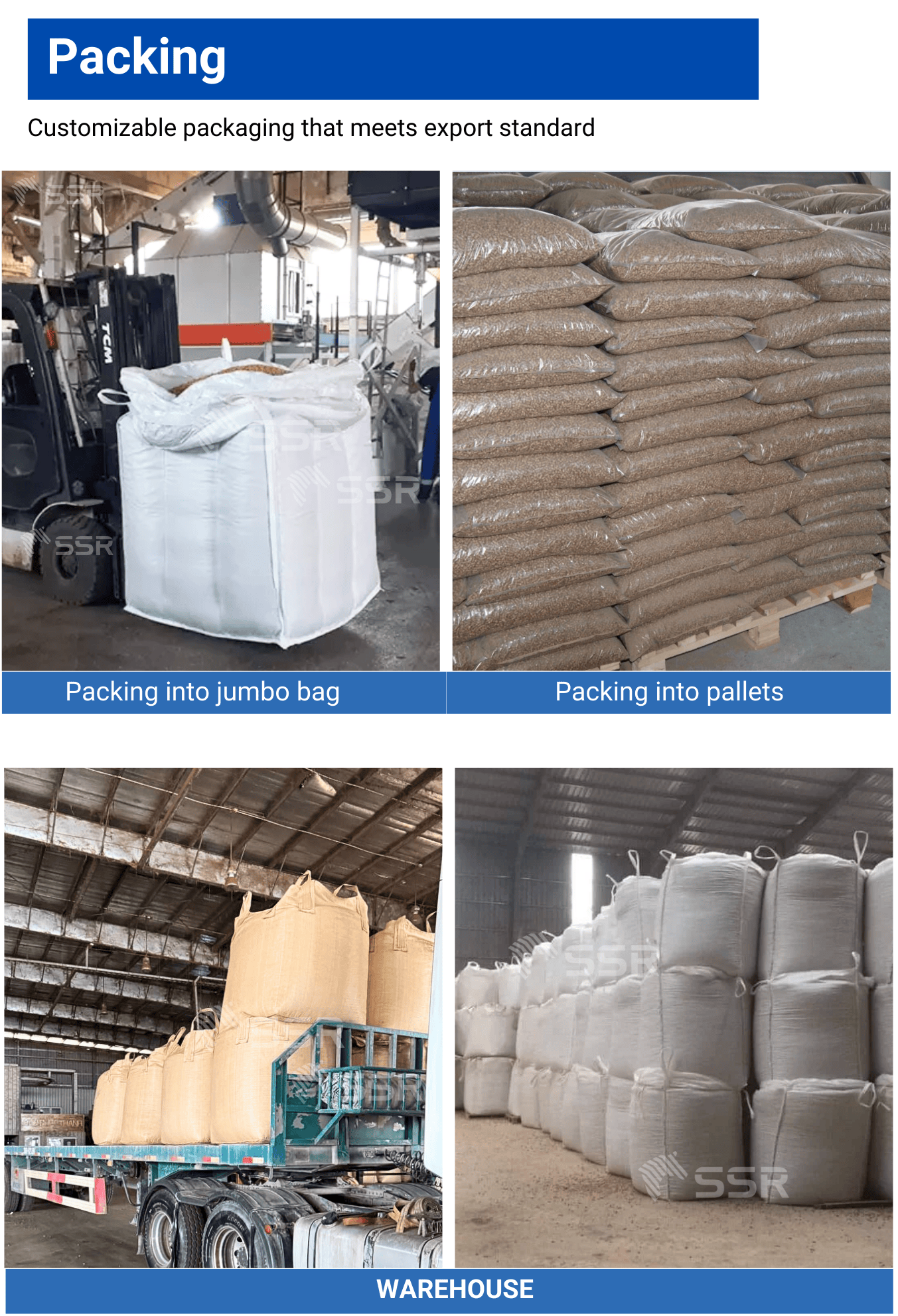 High-efficiency Wood Pellet from SSR VINA