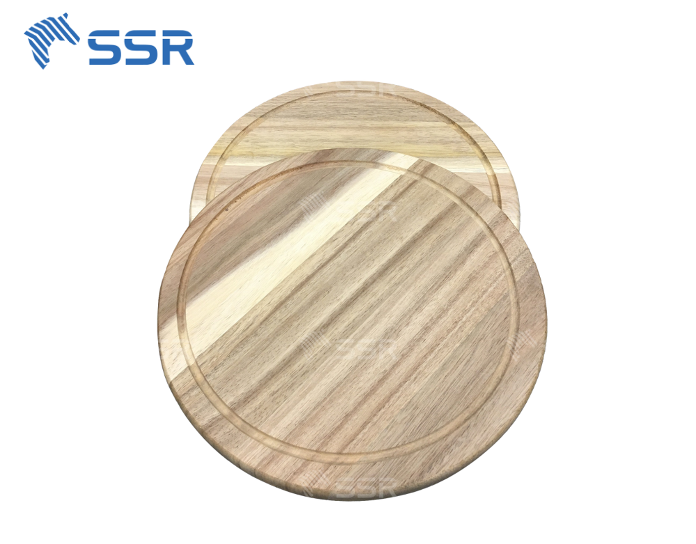 Acacia Wood Round Cutting Board CBT01 8