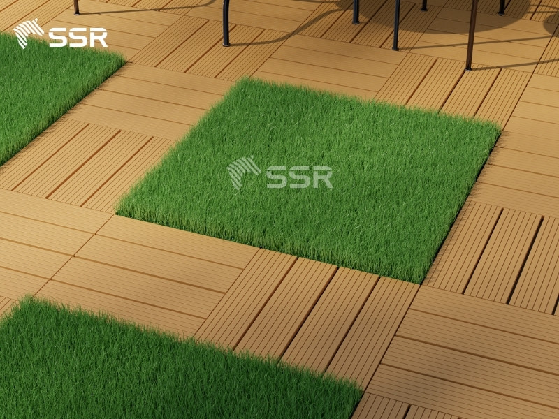 Artificial Grass decking tiles