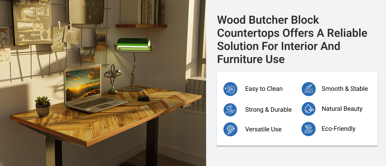 [Good Promotion] Acacia Chevron Countertop Made In Vietnam