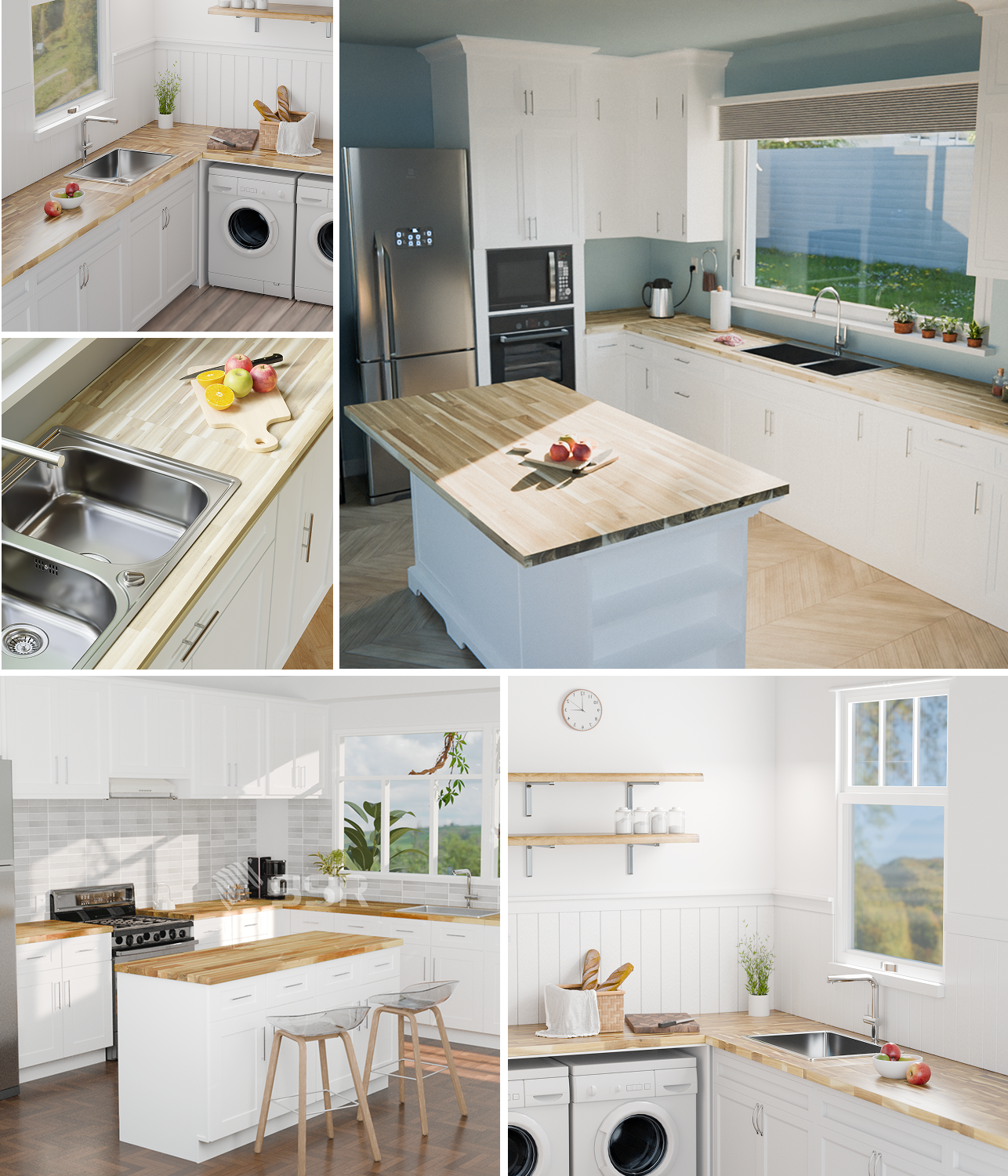 Acacia Wood Butcher Block Countertops Supplier