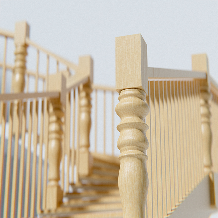 rubberwood application baluster