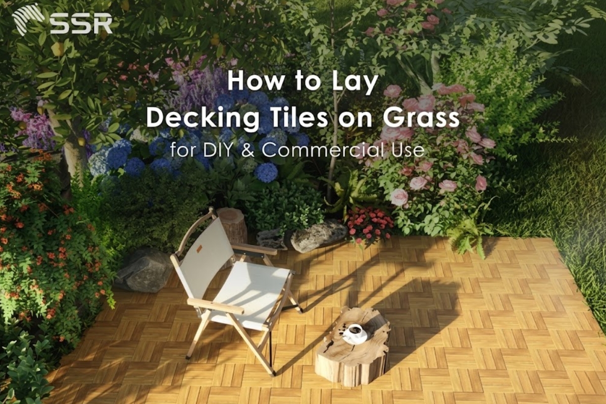 How to Lay Decking Tiles on Grass for DIY & Commercial Use