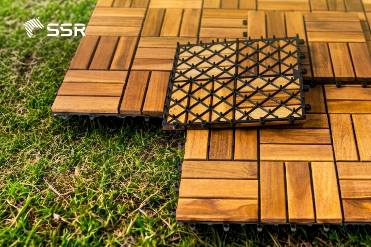 Using deck tiles on grass