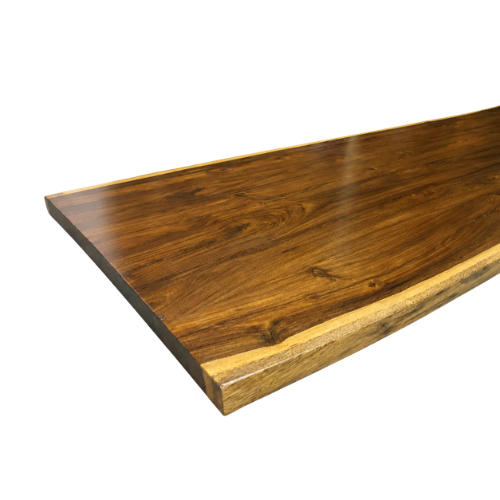 Edge glued wood surface