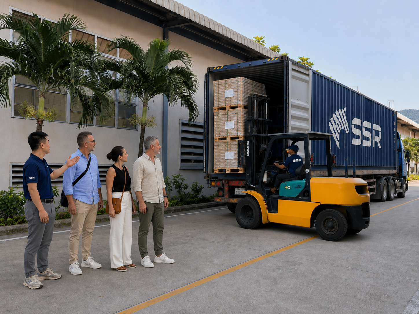 Export packing and loading