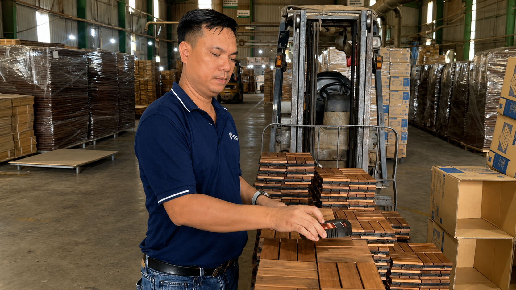 Factory control and packing preparation