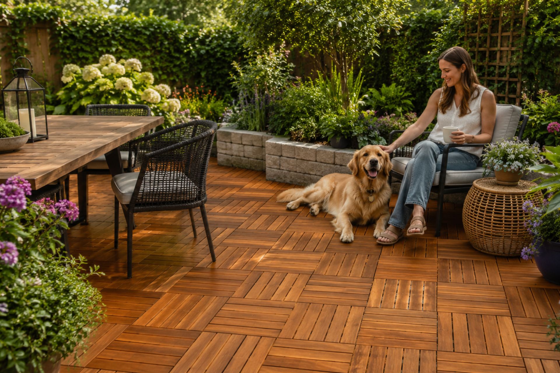 Outdoor decking tiles deck tiles wood deck tiles for balcony patio garden and outdoor living spaces