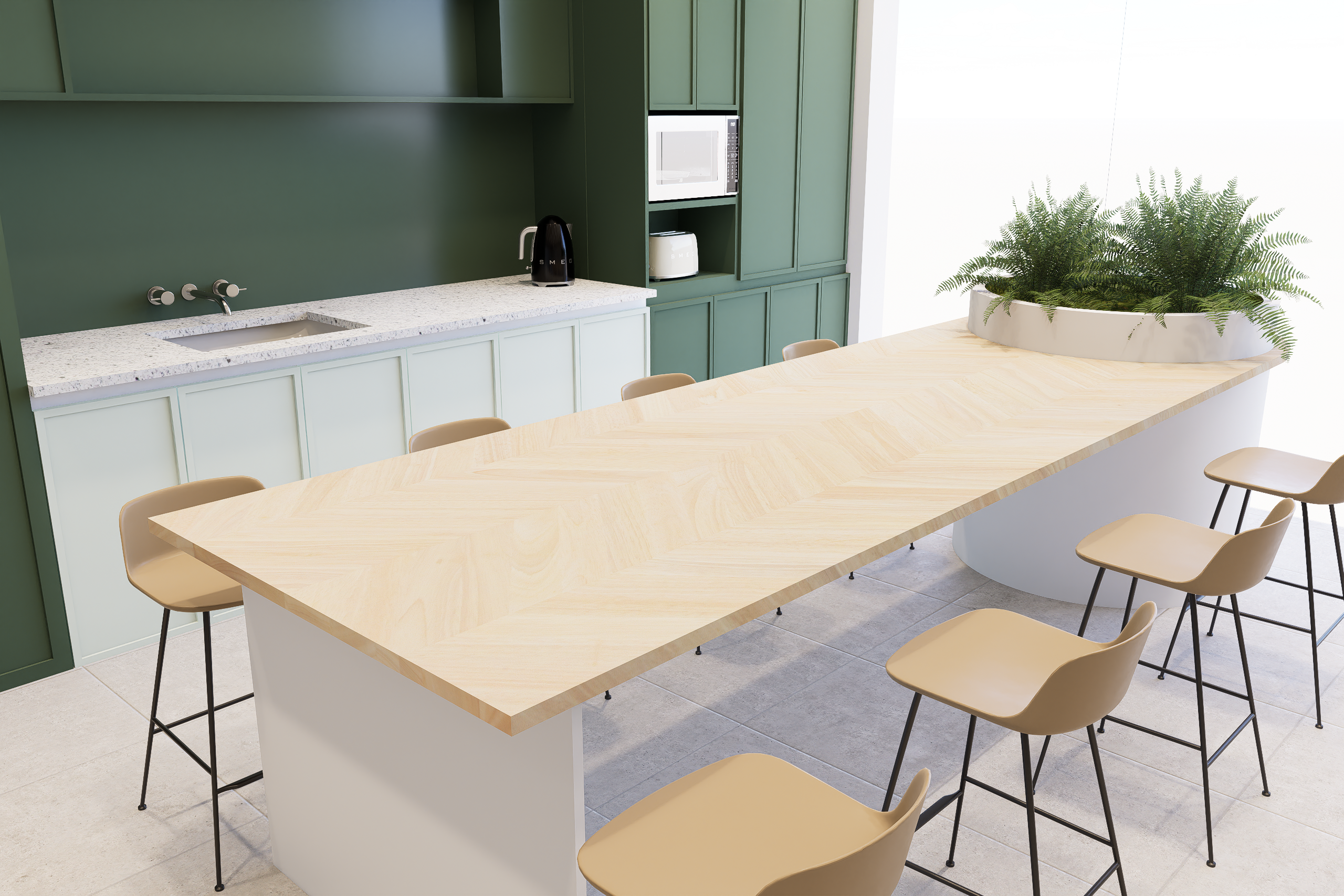 Rubberwood surface program