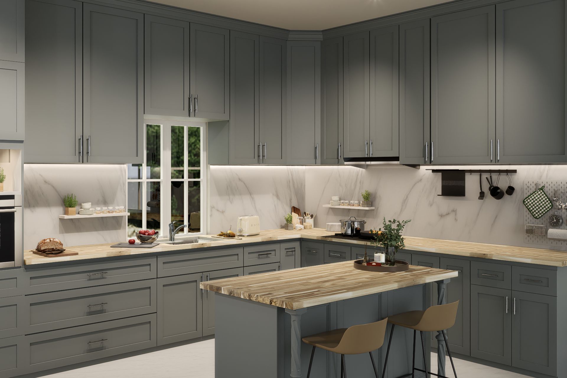 What KBIS and IBS 2027 Already Tell Us About the Next Year in Residential Design? Natural wood kitchen residential design trend 2027