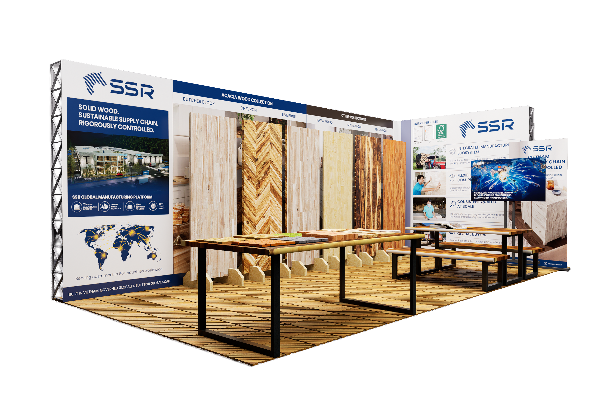 Gian hàng SSR C610 tại IWF Atlanta 2026