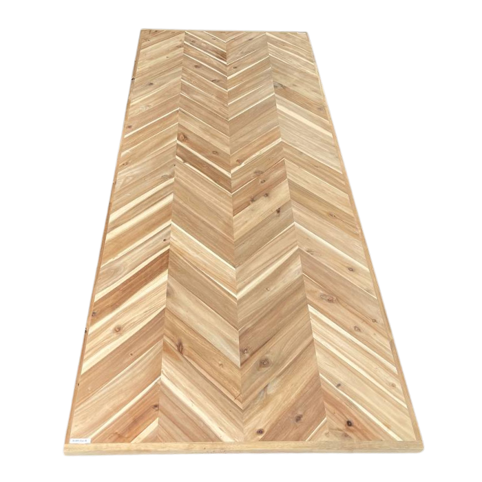 Acacia herringbone wood board Grade C
