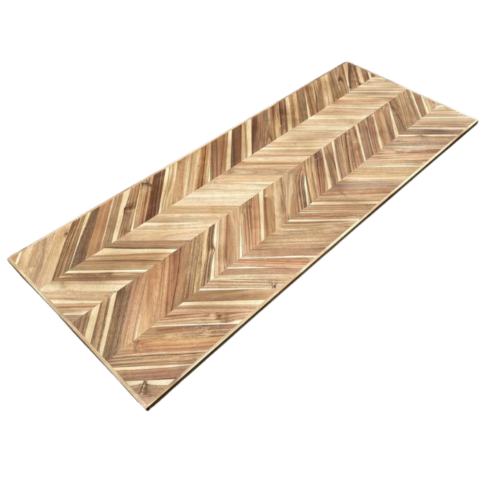 Acacia herringbone chevron wood board
