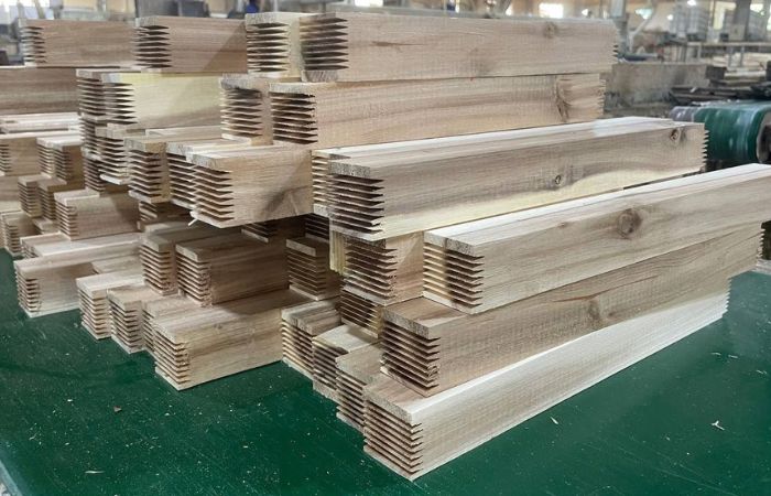 Acacia finger jointing process