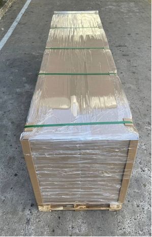 Packing finished acacia wood panels