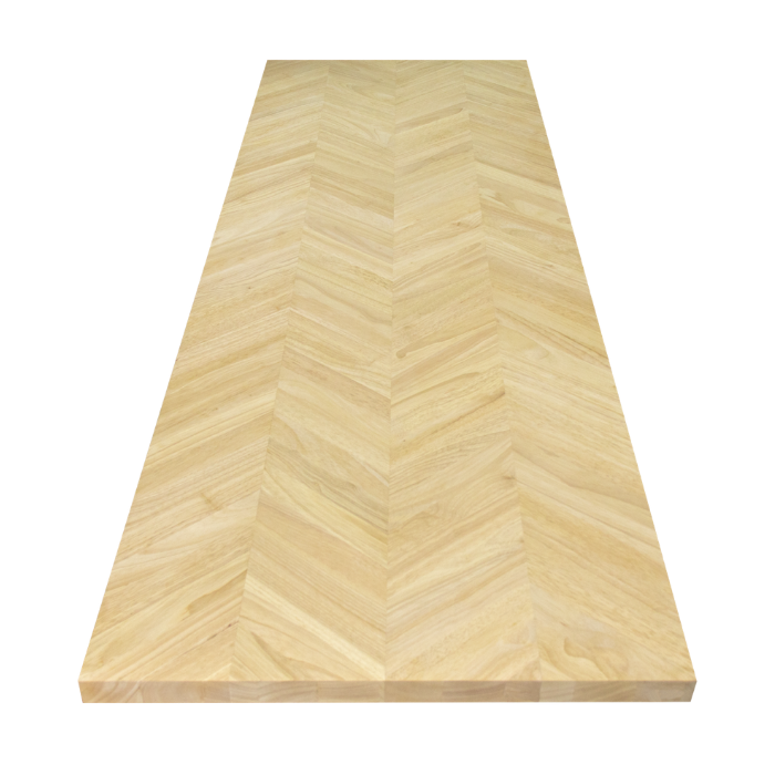 Hevea rubberwood herringbone wood board Grade A
