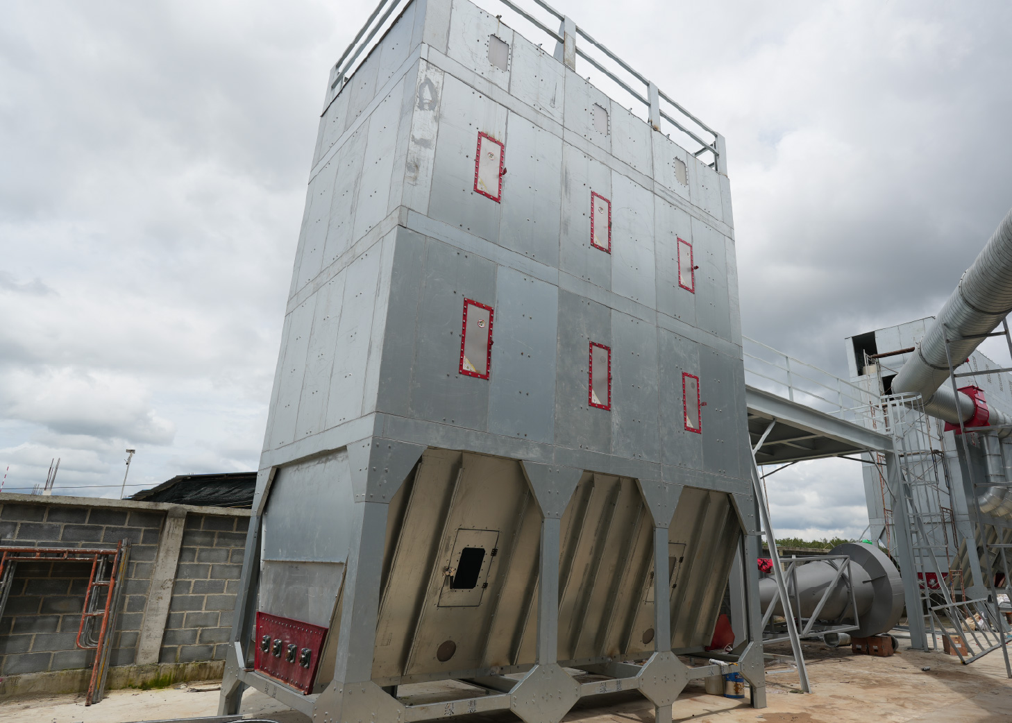 Wood drying facility at SSR Wood Factory in Vietnam